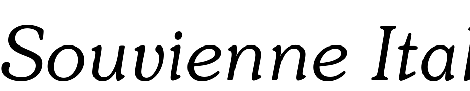 Souvienne Italic Yazı tipi ücretsiz indir